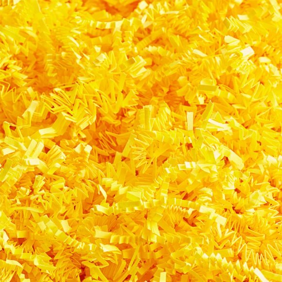Greenii 2 LB Crinkle Cut Paper Shred Filler great Gift boxes Gift Wrap Yellow - Picture 2 of 2
